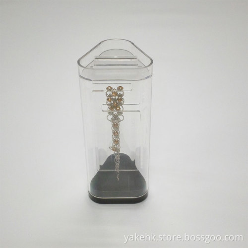 Clear Plastic Gift Packaging Box Custom Logo Printed Stock Size Available
